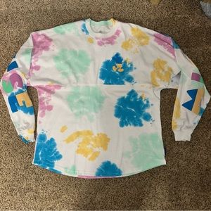 NWT Mickey Mouse Disney Parks Tie Dye Spirit Jersey